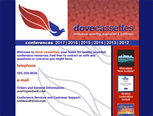 Tablet Screenshot of dovecassettes.com